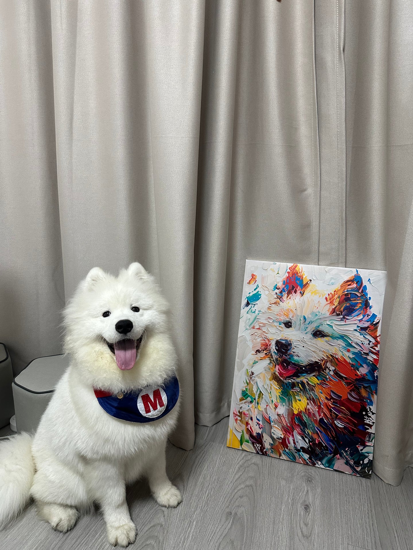 pattleknife-canvas-pet-portrait-canvas-customize-samoyed-petgift